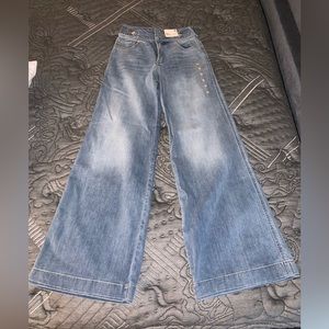 Express high waist wide leg jeans size 0S
